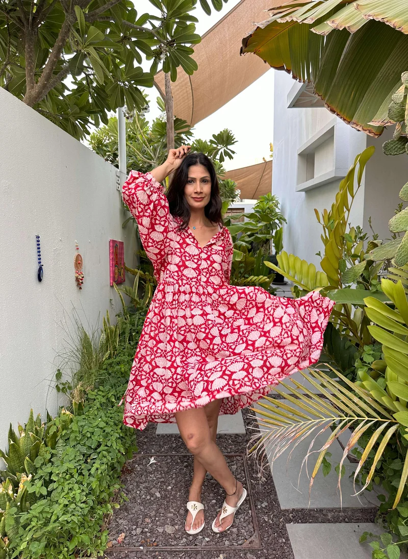 كشمش فستان جينكس قصير